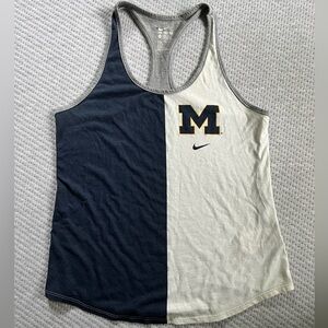 Colorblock Nike Michigan Tank Top | Size L